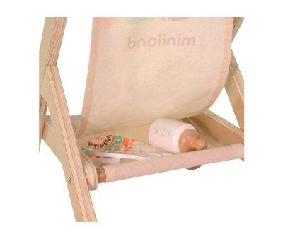 Passeggino Bambole in Legno Miniland Dolls