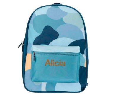 Mochila Grande Dunes azul personalizvel