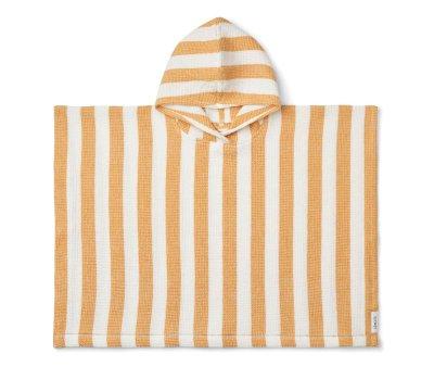 Paco Poncho Stripes White / Yellow Mellow