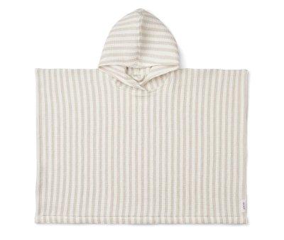 Paco Poncho Stripes Crisp white / Sandy