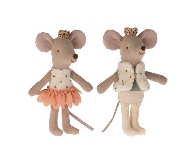 Ratoncitos Gemelos Reales Hermano y Hermana Pequeos en Caja