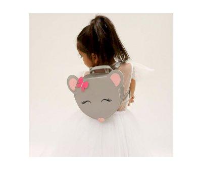 Mochila Sumi Ratoncito Gris