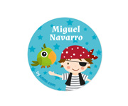 Pack de 3 Badges Personnalisables Pirate