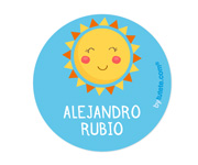 Pack com 3 Pins Personalizados Sol