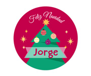 Pack 3 Distintivi Personalizzati Pap Noel ES Bimbo