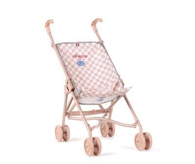 Grande poussette Racing Chekerboard pour poupe X Delage