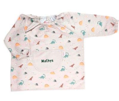 Tablier avec Poche Centrale Dinos World Personnalisable