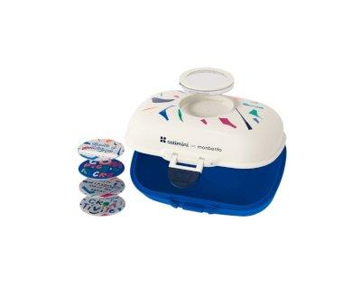 Lancheira MB Gram Catimini Blue Terrazzo
