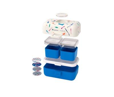 Caja de Almuerzo MB Tresor Catimini Blue Terrazo