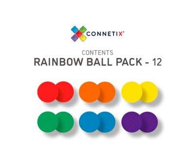 Pack Connetix 12 Rainbow Balls