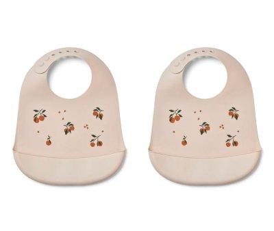 2 Bibs Tilda Peach/Sandy