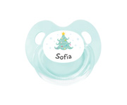 Sucette Sapin de Nol Rtro Personnalisable
