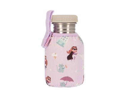 Forro Garrafa Ao de neoprene personalizvel 350 ml Fantastic Girl