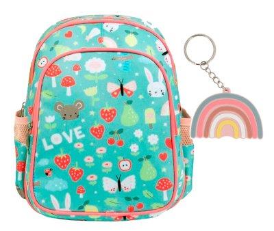 Mochila con Bolsillo Trmico Joy + Llavero Rainbow Regalo