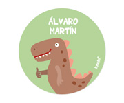 Pack 3 Distintivi Personalizzati Dino