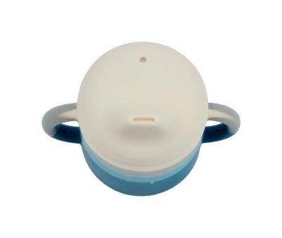 Silicone Mug with Handles Color Splash Desert Teal Ombre