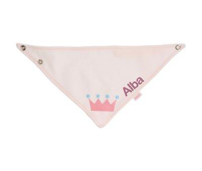Seca Babinhas Personalizado Piqu Coroa Rosa