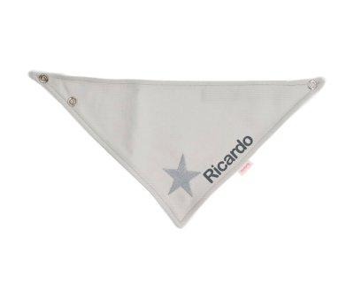 Seca Babinhas Personalizado Piqu Estrela Cinza