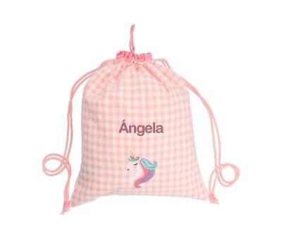 Mochila Saco Unicornio Personalizable