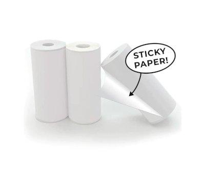 3 Rotoli Refill Carta Termica Adesiva Hoppstar Artist