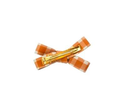 Pinza Capelli con Fiocchetto Sienna Gingham