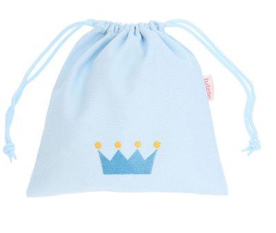 Bolsa Merenda Personalizada Piqu Coroa Azul