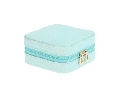 Porta Jias Infantil Glitter Turquoise