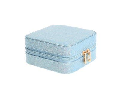 Porta Jias Infantil Glitter Blue