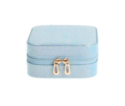 Porta Jias Infantil Glitter Blue