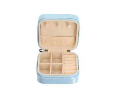 Porta Jias Infantil Glitter Blue
