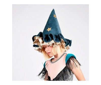 Gorro Puntiagudo Azul Stars
