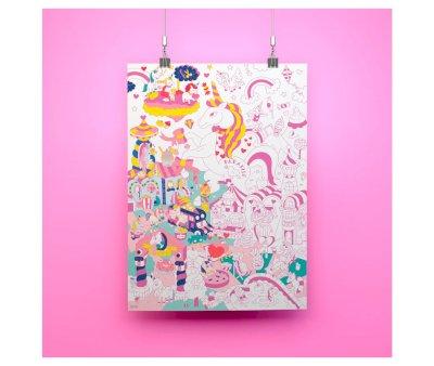 Pster XL Omy Lily Unicorn