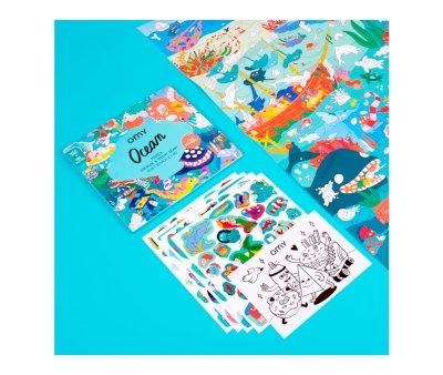 Pster XL Omy + Pegatinas Ocean