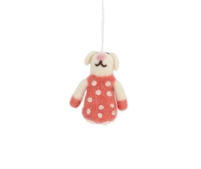 Adorno Navidad Ovejita Rosa