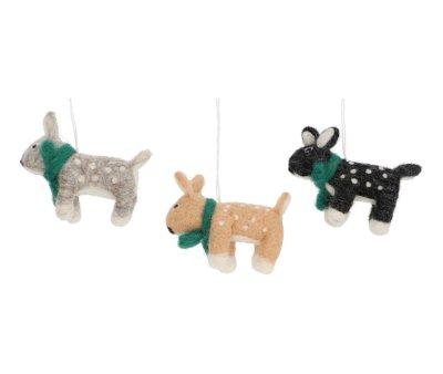 Adorno Navidad Bambi Negro
