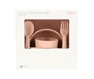 Vaisselle pour enfants Tutete Light Pink