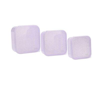 3 lancheiras Gliter Lilac