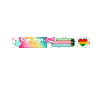 Set de Crayons Arc-en-ciel avec Gomme