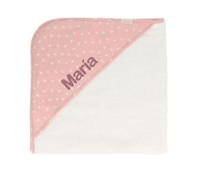 Capa de banho Personalizada Tutete Leaves Pink