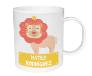 Tasse en Plastique Personnalisable Lion