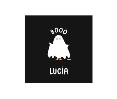 Bolsa Preta Personalizada com design de Halloween