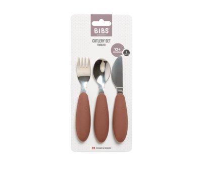 Conjunto de 3 talheres BIBS Woodchuck
