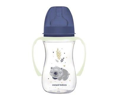 Biberon Anticolica Brilla al Buio Sleeping Koala Azzurro 240ml