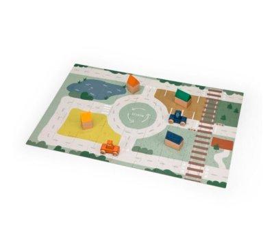 Puzzle Carretera con Accesorios Trixie