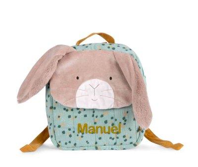 Mochila Petits Lapins Verde Personalizvel