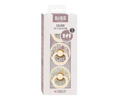 Pack 3 chupetas BIBS Try-It Liberty Eloise Ivory