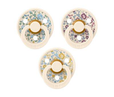 Pack 3 chupetas BIBS Try-It Liberty Eloise Ivory