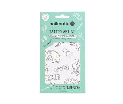 12 Tatuaggi da Colorare Tattoo Artist Dinos