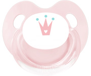 Pink Crown Personalised Retro Pacifier
