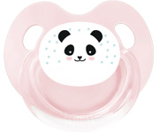Pink Panda Personalised Retro Pacifier